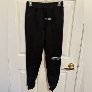 Black Essentials Sweatpants